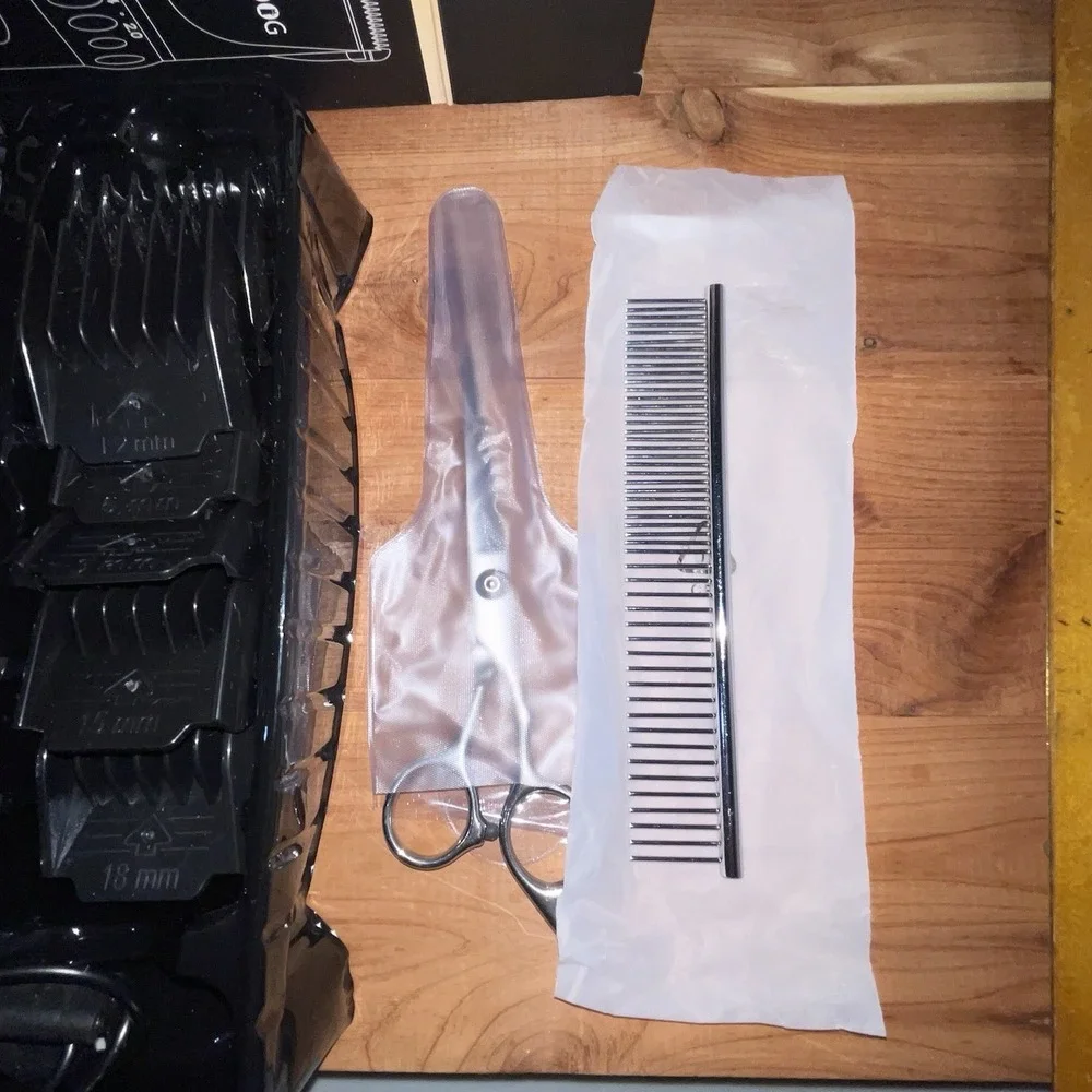 Dog Grooming Clippers Scissors And Nail Trimmers. Pet Supplies Dog
